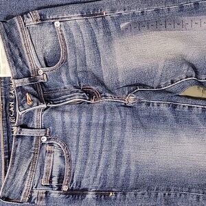 American Eagle Outfitters Women's Light Blue Skinny Jeans